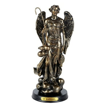 Michael San Miguel The Great Protector Archangel Defeating Satan Figurine 8 Inch Tall Wooden Base with Brass Name Plate Pacific Giftware St Michael San Miguel The Great Protector Archangel Defeating Satan Figurine 8 Inch Tall Wooden Base with Brass Name Plate Pacific Giftware St